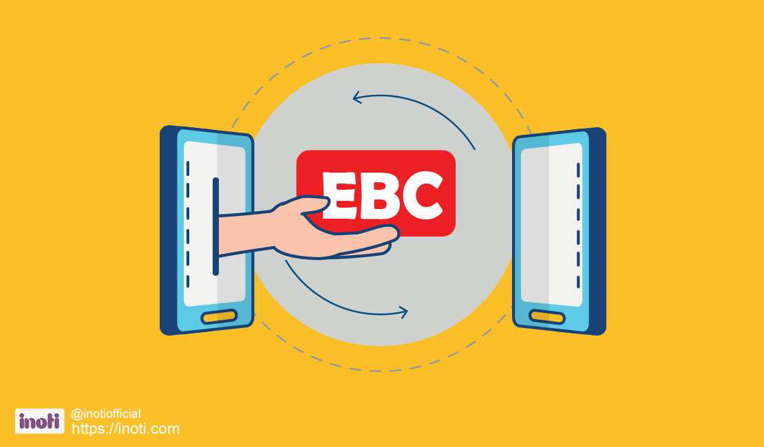انتقال کد EBC کارت ویزیت الکترونیکی به کاربر دیگر
